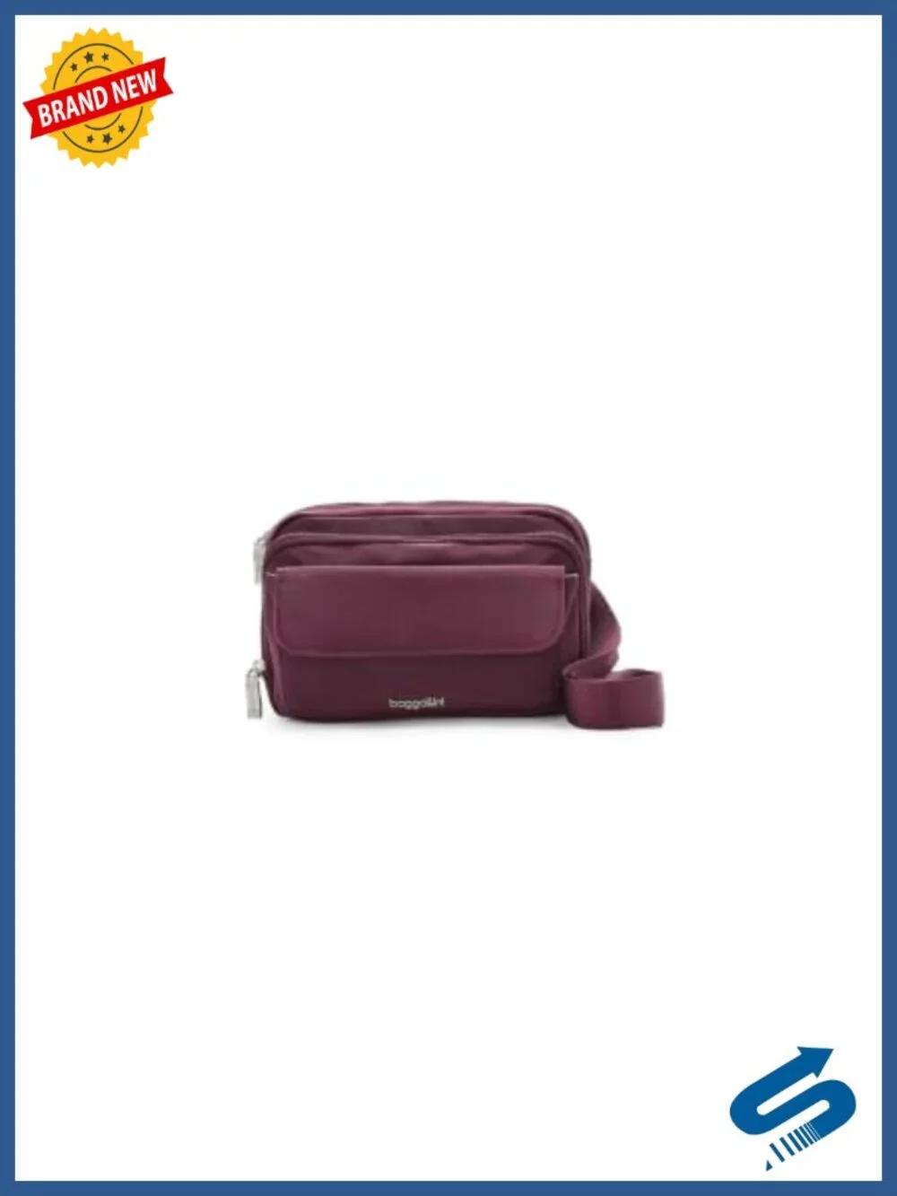 Lightweight Nylon RFID Crossbody Bag Convertible Waist Pack Travel Purse